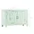 Vidaxl vidaXL Omarica svetlo modra 110x35x70 cm masiven mangov les