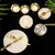 shumee Pearl Gold plošča 20 cm bela