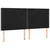Vidaxl Box spring postelja z vzmetnico LED črna 180x200 cm žamet