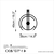 Wallity Zidni sat 49x38cm Crni