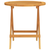 Bistro stol O 46 x 47 cm od masivnog bagremovog drva