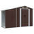 vidaXL Vrtna lopa rjava 277x365,5x179 cm pocinkano jeklo