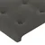 vidaXL Box spring postelja z vzmetnico LED temno siva 140x190 cm žamet
