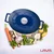 Oval saucepan, cast iron, 29 cm/4. 67L, Folk range, Blue - LAVA