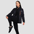 GymBeam Women‘s Puffer Jacket Black/Orange