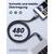 UGREEN UGREEN 240W USB-C v USB-C polnilni kabel, 2M, (20615566)