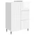 Kreveta s ladicama Bijela visokog sjaja 66 x 34,5 x 91,5 cm