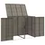 Kutija za smeće 2 pcs Siva 130 x 80 x 115 cm Polietilen