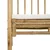 Vrtni luk s klupom Krem bijela 115 x 50 x 205 cm Bambus