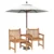 Vrtne vanjske stolice 152 x 63 x 89 cm Čvrsto teak drvo