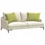 Jastučići za sofu 2 pcs Svijetlo zelena 70 x 50 cm tkanina