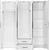 Hanah Home Ormar White, 213x206x52 cm, Beli