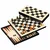 Šah & Backgammon & Dama 41 x 41 cm