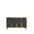 HANAH HOME Komoda Pega 120 Anthracite Gold