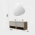 Skye Decor Set kupatilskog ormarića sa umivaonikom i ogledalom, 2 dela, Krem