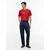 TOMMY HILFIGER Majica  kremna / mornarska / rdeča