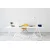 Decormat Podloga za stol Dot triangles 140x100 cm 2 cm