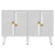 Wallity Komoda Ahart 120x80x30cm Belo-Zlatna