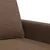 Vidaxl Kavč dvosed rjav 120 cm blago