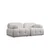 ATELIER DEL SOFA Sofa dvosed Petite 2 White