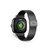KSIX BXSW30N IRIA AMOLED 1.7 4D PAMETNI SAT, METALNA +SIL.NARUKVICA, Crni
