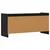 TV ormar 100 x 33 x 47 cm Crni hrast Konstruirano drvo