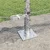 Heksagonalna ograda s betonskom osnovom 25 x 0,6 m Srebrna
