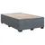 Vidaxl Box spring postelja z vzmetnico temno siv 120x190 cm žamet