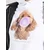 EINSTEIN & NEWTON Majica Bubble Poodle rjava/roza/bela