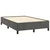 Vidaxl Box spring postelja z vzmetnico LED temno siva 120x190 cm žamet