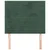 Vidaxl Vzglavje postelje temno zeleno 100x5x118/128 cm žametno