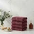 List - Maroon Maroon Hand Towel Set (4 Pieces)