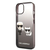 KARL LAGERFELD Futrola za iPhone 14 Black K and Choupette Centered Grad
