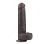 9” Sliding Skin Dual Layer Dong Black