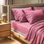 Tonne Rosse - Fitted Sheet u Prašnjavoj Roze Boji