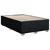 Vidaxl Box spring postelja z vzmetnico črn 120x200 cm blago