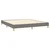 Krevet box spring s madracem LED tamnosivi 180x200 cm tkanina