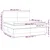 Vidaxl Box spring postelja z vzmetnico temno siva 200x200 cm blago