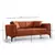 Atelier del Sofa Dvosed Horizon 85x77x170cm Bronzani