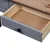 Konzolni stol od borovine sivi 110x40x72 cm asortiman Panama