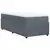 Vidaxl Box spring postelja z vzmetnico temno siv 90x190 cm žamet