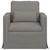 Vidaxl Kavč Taupe 78 x 78 x 80 cm blago