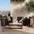 Hanah Home set klub stolova Amon, travertin / antik / orah