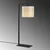 Opviq Stona lampa E27 Socket, Krem-Crna