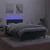 Vidaxl Box spring postelja z vzmetnico LED tem. zelena 120x200cm žamet