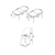 Hanah Home Set Trpezarijski sto i 6 stolica Han, Krem-braon