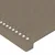 LED uzglavlje smeđesivo 203 x 16 x 118/128 cm od tkanine
