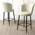 Hanah Home Set 2 barske stolice Krem-Crni