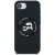 Originalen ovitek Karl Lagerfeld Double Heads MagSafe za iPhone 16e - črn