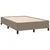 Vidaxl Box spring postelja z vzmetnico taupe 120x190 cm blago